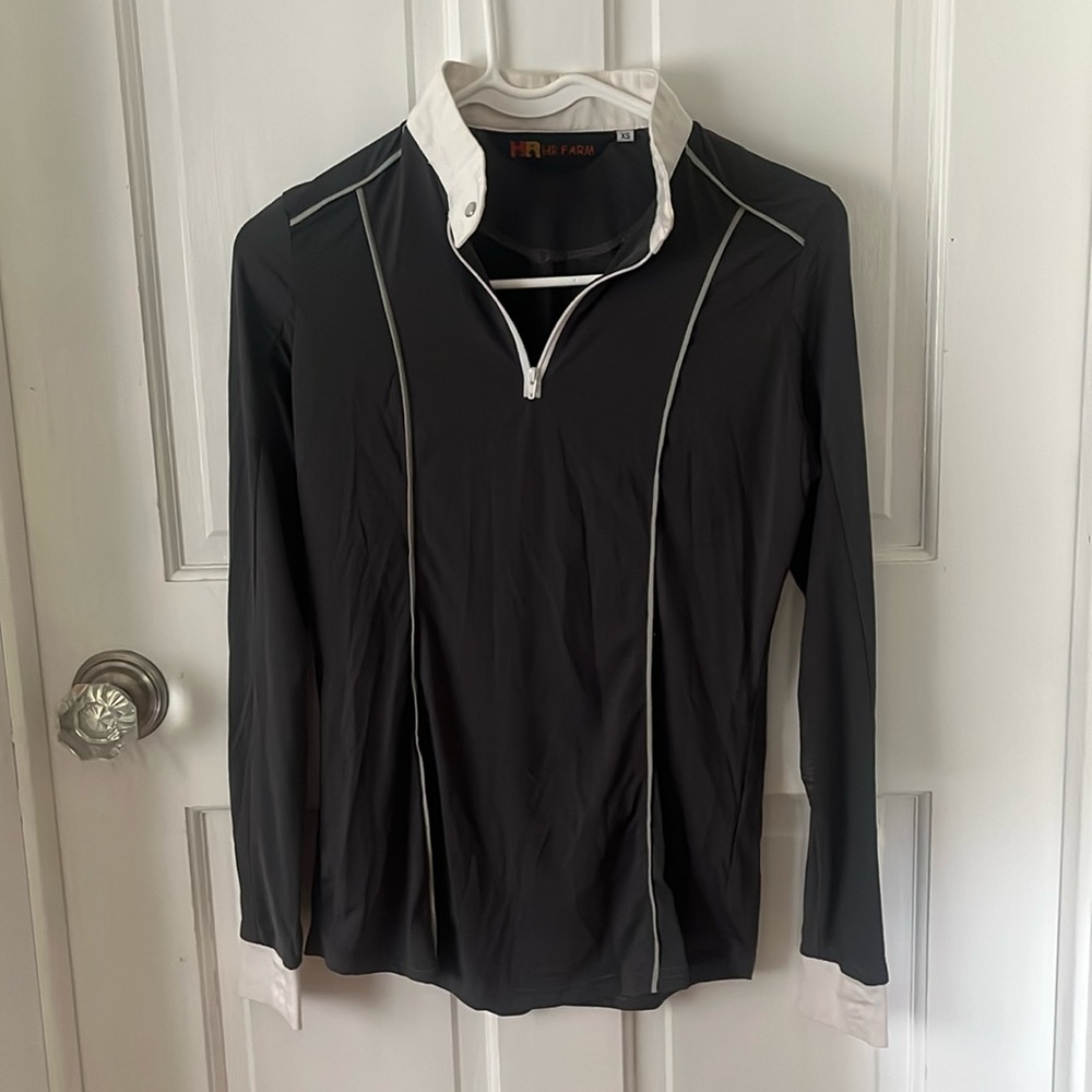 HR farms dark gray show shirt size XS